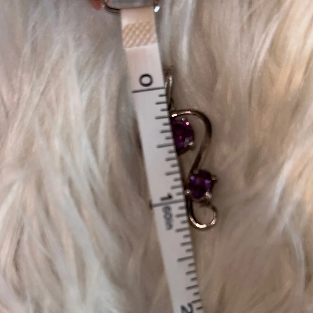 Amethyst and Sterling, silver pendant - Picture 5 of 6